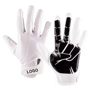 Gants de football américain de haute qualité imprimés sur mesure avec poignées Concevez votre propre logo - Product Image 3