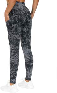 Plain Yoga Sports Leggings for <b>Women</b> <b>Tight</b> Printed Compression Leggings Seamless Slim Fit for Sale - Product Image 2