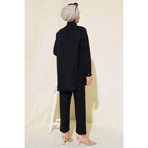 Traje Lino Perla Negro - Product Image 3