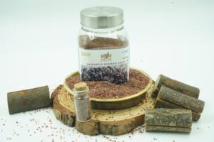 9x orgánico cultivado salvaje púrpura bambú sal en polvo Mason Jar estilo coreano rico en minerales tostado laboratorio probado desintoxicación a granel al por mayor - Product Image 3