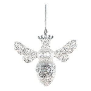 Alta calidad Navidad Año Nuevo Primavera temporada colgante árbol decoración oro brillo acrílico reina abeja ornamento - Product Image 5