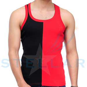 เสื้อกล้ามผู้ชายแบบไม่มีแขน ทรงหลวม ผ้าฝ้าย เสื้อกล้ามเรียบๆ สั่งทำได้ เสื้อกล้ามออกกำลังกาย - Product Image 4