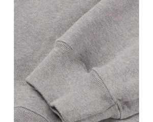 Wholesale Autumn 3D Embroidered Logo Solid Loose 100% Cotton Casual Top <b>Men</b> Long-Sleeved Anti-Pilling Crew Neck Hoodie - Product Image 5