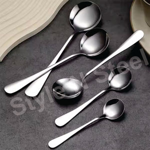 ชุดเครื่องใช้บนโต๊ะอาหารทำจากสเตนเลสสตีลสำหรับเสิร์ฟสลัด - Product Image 3