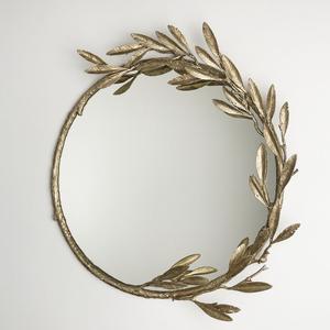 <b>Leave</b> Design Wall Mirror Home Decor Design Indoor Classic And Modern Decor Mirror Multiple Finishing Designs - Product Image 5