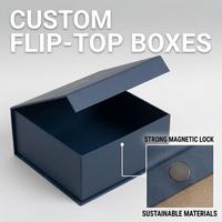Boîte cadeau pliable magnétique durable avec finition brillante pour l'électronique et les montres, emballage de vente au détail de boutique, directement de l'usine