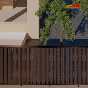 Clôture d'intimité moderne fabriquée au Vietnam, panneau de clôture en acier solide, parfait pour les clôtures de jardin et de villa extérieures du fournisseur vietnamien - Product Image 5