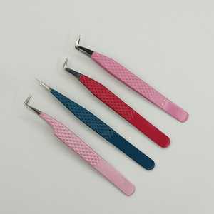 Eyelash <b>Extension</b> Supplies Fiber Tip Tweezers Customized Tweezers - Product Image 1