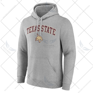 Sudadera con Capucha Personalizada de los Bobcats del Estado de Texas, Sudadera Informal de Invierno con Capucha de Forro Polar de Algodón para Hombre con Bolsillo Tipo Canguro - Product Image 6