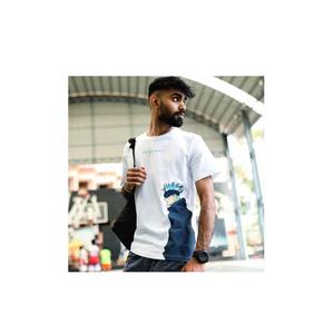 เสื้อยืดแขนสั้นปักลายสำหรับผู้ชาย,เสื้อยืดผู้ชายสีพื้นลำลองระบายอากาศได้ดีกำหนดเองพิมพ์โลโก้ - Product Image 2