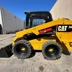 รถตักล้อยาง CAT246C มือสอง ราคาถูก พร้อมเครื่องยนต์ รุ่น 246D 246D3 D3 มินิคาร์กาโดรา สำหรับ CAT 246 226 262 รถตักล้อยางมือสองสำหรับขาย - Product Image 1