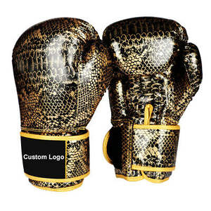 Gants de boxe MMA Sanda en cuir de vache avec moulage de la main à 5 couches, gants d'entraînement respirants - Product Image 5