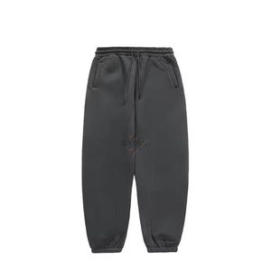 Custom Casual Thick Acid Wash Fleece Sweatpants with for Logo Drawstring Closure Breathable High Quality OEM Service - Product Image 4