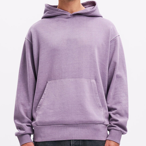 Sweat à capuche lavé pour hommes sweats à capuche en coton biologique pour hommes sweat-shirt en polaire personnalisé pull surdimensionné pour hommes avec capuche - Product Image 1