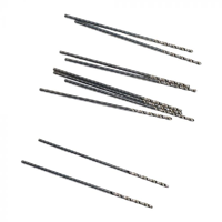 Jeu de forets en acier Hakko B1308, 10 pièces, 0,8 mm, pour perçage de verre et PCB de 10 mm, tige droite M35, usinés par torsion et usinage par fraisage
