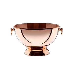 Tazón de champán de forma redonda de Metal dorado crudo de diseño liso con tazón de cóctel de vino Base para uso en bares caseros - Product Image 4