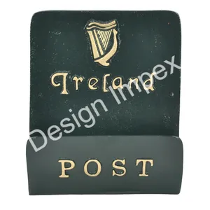 Elegant Ierland Papierrek Extra Exclusieve Kwaliteit Ierland Tijdschrifthouder Wandgemonteerde Metalen Gietijzeren Krant Muurstandaard