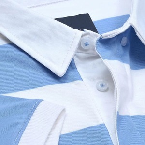 Wholesale Casual Men's Polo Shirt Short Sleeve Breathable 100% High Quality Polyester Cotton Polo Shirt For Men - Product Image 5