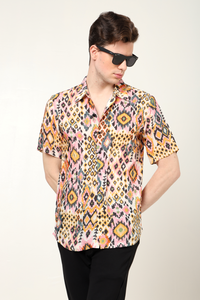 Men's Solid Casual Summer <b>Shirt</b> Regular Fit Anti-Shrink Cotton/Bamboo Fiber <b>Button</b> Down Collar <b>Half</b> Sleeve OEM Service Available - Product Image 2