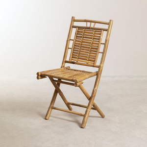 Sillas plegables de bambú natural para el hogar, cafetería, restaurante, venta al por mayor, juego de mesa y silla de comedor - Product Image 3