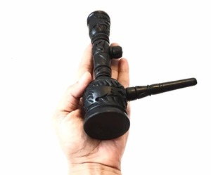 Pipa de madera recta moderna hecha a mano de calidad de exportación de zona artesanal para tabaco y mezclas de hierbas - Product Image 3