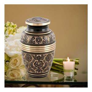 Hot Selling With Reasonable Price Made In India Urn For Ashes For Women Funeral <b>Supplies</b> Metal Urn Cremation With High Quality - Product Image 2