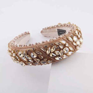 Decorative Seed Beaded Hairband With Delicate Workmanship And Flexible Base Perfect For Enhancing Braided Or Loose Hairstyles - Product Image 5