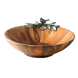 Bol de qualité durable, bol à fruits, bol de service pour fruits secs et bonbons, bol multifonctionnel en bois pour fruits et salades - Product Image 6