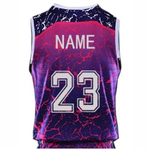 Uniforme de baloncesto de nuevo diseño nueva llegada Top trending 100% poliéster hecho uniforme de baloncesto - Product Image 5