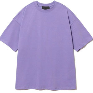 Camiseta informal de manga corta de algodón 100% para hombre, ajustada, con estampado de logotipo personalizado, estampado sólido, todas las tallas disponibles, 300 gramos en blanco - Product Image 1