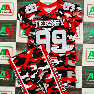 Maillot de football américain maillot de fan parent sublimation attirail broderie sergé plus taille support personnalisé fabricant d'usine - Product Image 1