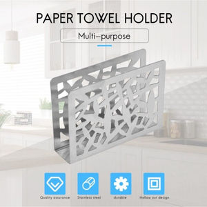 Soporte de pañuelos de diseño de lujo en acero inoxidable perfecto para restaurantes, cafés y resorts - Product Image 2