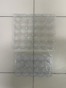 Assiettes et bols pratiques à œufs en plastique à 15 trous et 30 trous pour le stockage et le service - Product Image 1