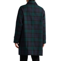 Manteau long élégant en flanelle de laine pour homme, coupe ajustée, bouton unique, épais, classique, chaud pour l'hiver, écologique, qualité supérieure