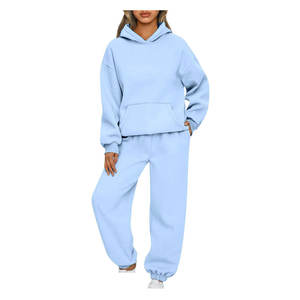 Fabricantes de ropa Logotipo personalizado Joggers Algodón Unisex Hombres Chándal Pantalones de chándal y Sudadera con capucha Conjunto 2025 - Product Image 4