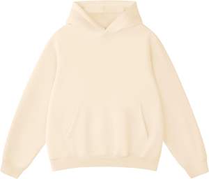 Unisex Oversized Pullover Sweatshirt Custom Winter <b>Fleece</b> <b>Hoodie</b> with Drop Shoulder Plain Dyed Cotton Streetwear for <b>Men</b> Women - Product Image 4