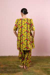 ชุดเดรส farshi ลำลองสำหรับผู้หญิงคอลเลคชั่นฤดูร้อน2025เสื้อผ้าสไตล์ปากีสถานแบบดิจิตอลมีซิปกระดุมติดลูกไม้ - Product Image 3