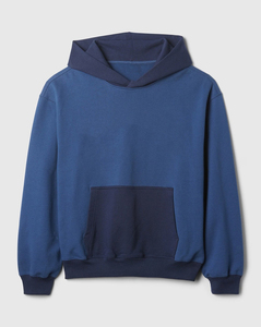 Sweat-shirts d'hiver pour hommes en coton 100% de haute qualité, épais, avec logo personnalisé imprimé et brodé, couleur unie, respirant, délavé à la pierre - Product Image 2