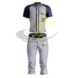 Jersey de béisbol personalizable Premium unisex, uniforme deportivo en blanco para adultos jóvenes, impresión por sublimación, estilo de chaqueta deportiva para club - Product Image 1