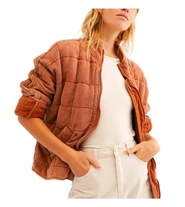 Último modelo 2023, chaqueta de invierno de nuevo diseño acolchada personalizada, impermeable, bombardero, chaquetas acolchadas informales para exteriores para niñas - Product Image 1