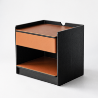 Table de chevet de luxe au design italien, en MDF écologique, avec rangement, pour la maison, l'hôtel, l'appartement, meubles
