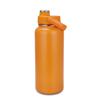 Bouteille d'eau en acier inoxydable à double paroi sous vide personnalisée et écologique de 24 oz 32 oz pour le sport en salle de sport