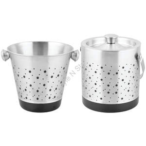 ชุดถังน้ำแข็งและไวน์สไตล์พรีเมี่ยม, ชุดอ่างเครื่องดื่มหรูหราดีไซน์พิมพ์ลาย - Product Image 2