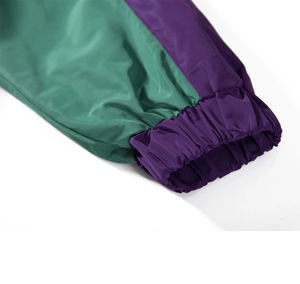 Vestes pour hommes de grande taille Veste pull-vent coupe-vent en nylon décontractée respirante à demi fermeture éclair imperméable pour hommes OEM - Product Image 3