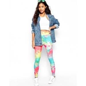 Ropa de gimnasio de cintura alta OEM, mallas de entrenamiento de compresión con logotipo personalizado, pantalones de Yoga para mujer, mallas de Standard International - Product Image 2