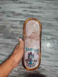 ที่วางธูปไม้ทำด้วยมือพร้อมถาดเผาควันสำหรับฝึกโยคะและของตกแต่งบ้าน - Product Image 2