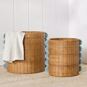 Vietnam Handcrafted <b>Storage</b> <b>Basket</b> Natural Decorative Home & Kid Room Organizer - Product Image 6