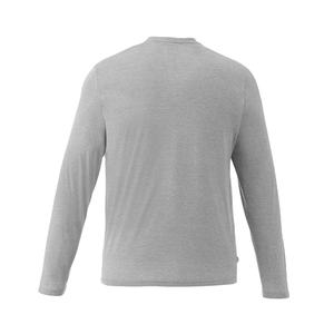 T-Shirt à manches longues et col rond pour homme, haut décontracté de couleur unie, 100% coton, à bas prix, Premium, exportation, qualité branchée - Product Image 5