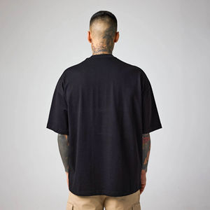 Boxy พอดีตัวขนาดใหญ่เสื้อยืดผู้ชายแขนสั้นสั่งทำสบาย - Product Image 6