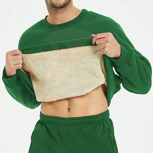 Fabrication en usine de sweat-shirt en polaire Sherpa en coton mélangé style pull-over sweat-shirt en polaire Sherpa - Product Image 3